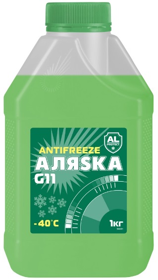 Жидкость охлаждающая Аляsка 5063 Long Life, зелёная, 0.9л