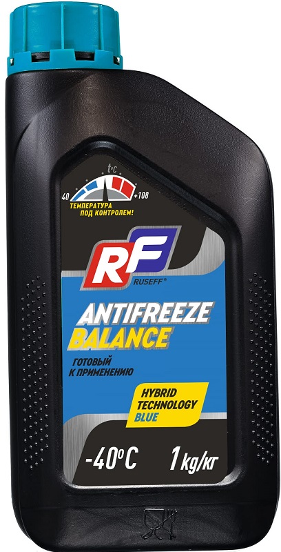 Антифриз Ruseff 17471N antifreeze balance, синий, 1кг