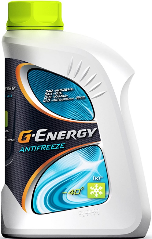 Жидкость охлаждающая G-Energy 2422210125 Antifreeze 40, зелёная, 0.9л