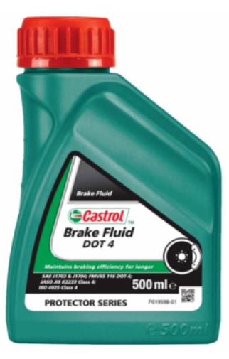 Жидкость тормозная Castrol 15CD18 Dot 4 BRAKE FLUID, 0.5л