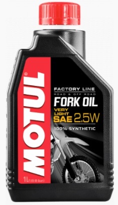 Масло для вилок и амортизаторов синтетическое Motul 105962 Fork Oil very light Factory Line 2.5W, 1л