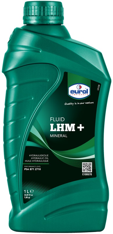 Масло гидравлическое полусинтетическое Eurol E108670 - 1L LHM + Fluid, 1л