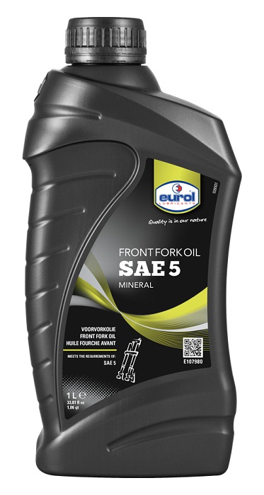 Масло вилочное Eurol E107980 - 1L Front Fork Oil SAE 5, 1л