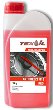 Жидкость охлаждающая Texoil ОЖ30112 Freezekeeper Red G12, красная, 0.9л