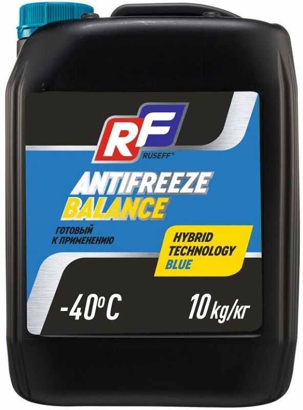 Антифриз Ruseff 17475N antifreeze balance, синий, 10кг