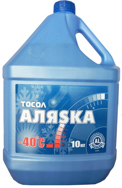 Жидкость охлаждающая Аляsка 5001 А-40М, синяя, 9л