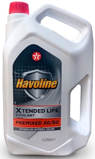 Жидкость охлаждающая Texaco 804149LGV Havoline Xtended Life Antifreeze/Coolant Premixed 50/50, красная, 5л