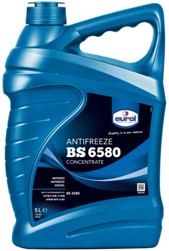 Жидкость охлаждающая Eurol E5031505L Antifreeze BS 6580, синяя, 5л