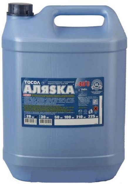 Жидкость охлаждающая Аляsка 5061 ОЖ-40, синяя, 27л