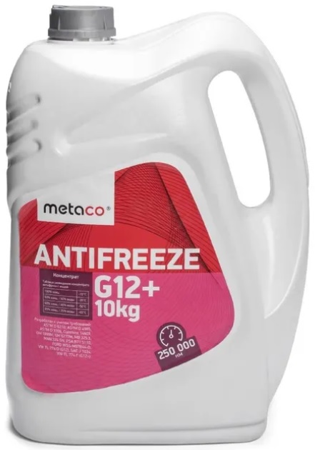 Жидкость охлаждающая Metaco 998-12130 Anti-freeze, красная, 9.298л