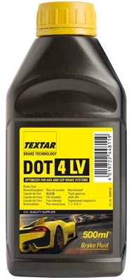 Жидкость тормозная Textar 95006100 dot 4, 0.5л