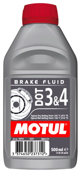 Жидкость тормозная Motul 100953 dot 4, BRAKE FLUID, 0.5л