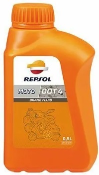 Жидкость тормозная Repsol RP713A56 dot 4, Brake Fluid Moto, 0.5л