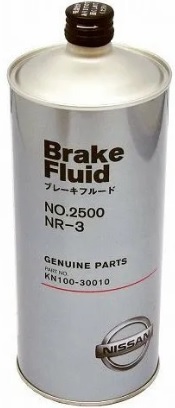 Жидкость тормозная Nissan KN100-30010 dot 3, Brake Fluid 2500, 1л