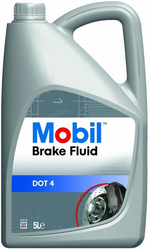 Жидкость тормозная Mobil 150905 DOT 3/4, BRAKE FLUID, 5л