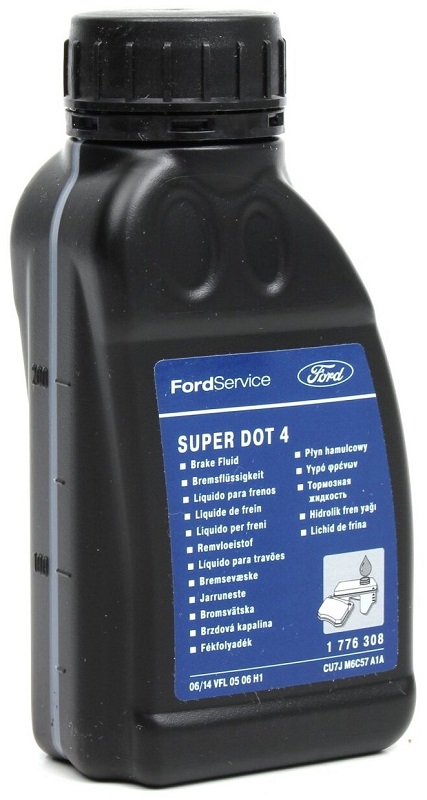 Жидкость тормозная Ford 1135518 SUPER DOT 4, 0.25л
