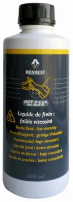 Жидкость тормозная Renault 7711218589 DOT 4, 0.5л