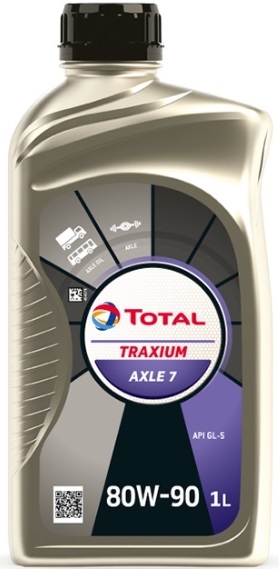 Масло трансмиссионное минеральное Total 214086 Traxium Axle 7 80W-90, 1л