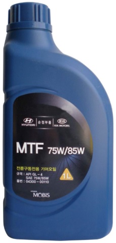 Масло трансмиссионное полусинтетическое Hyundai/Kia 430000110 MTF 75W-85, 1л
