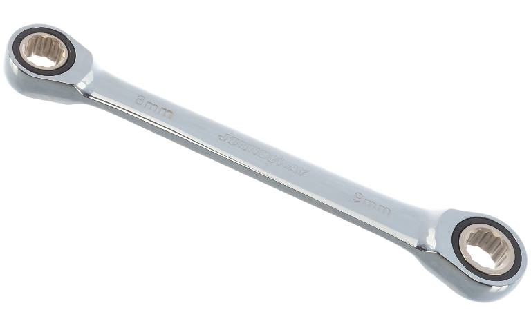Накидной трещеточный ключ Jonnesway W680809 (8х9 мм)