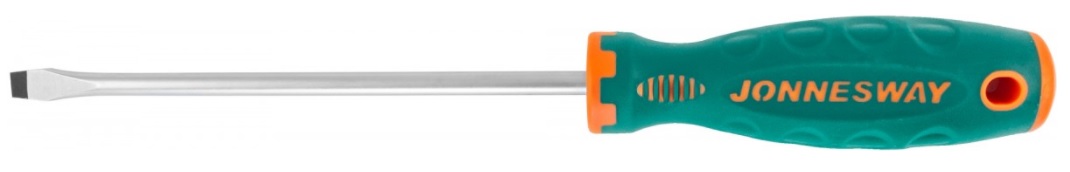 Стержневая шлицевая отвертка Anti-slip grip Jonnesway D71S8175 (SL8.0х175 мм)