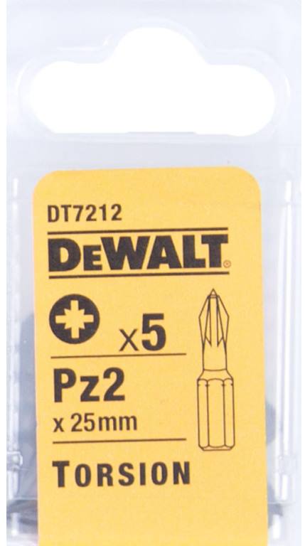 Биты PZ2 DeWalt DT 7212, 25 мм