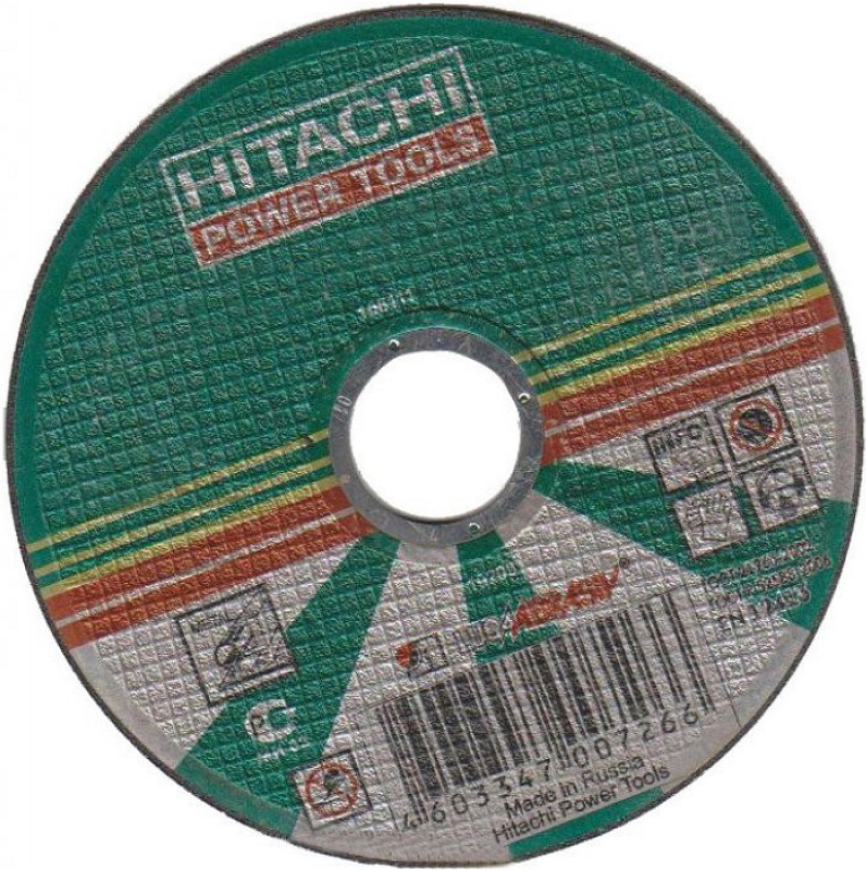 Диск шлифовальный по металлу Hitachi 18060HR, 180х22 мм