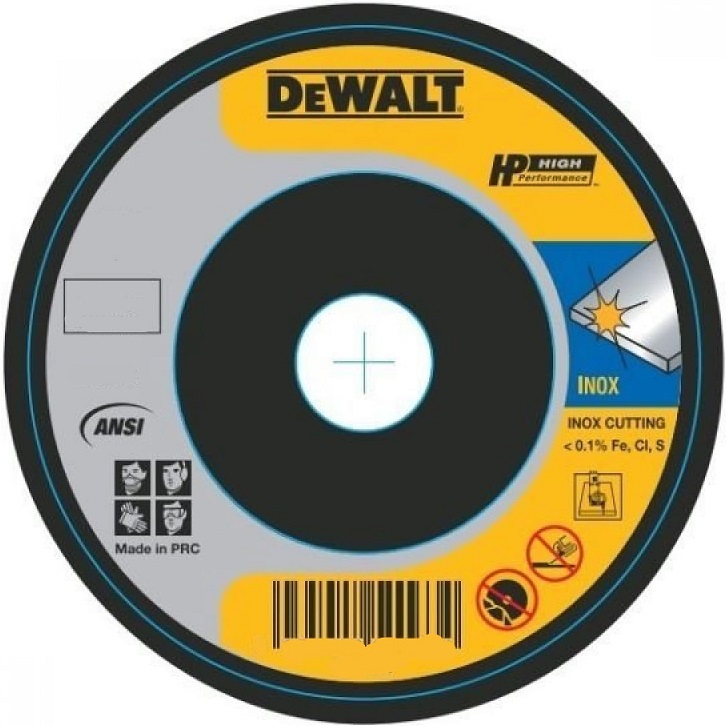 Круг отрезной по металлу HP Dewalt DWA8062SIA-AE, 115x1.2x22.2 мм