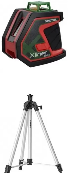 Комплект лазерный нивелир CONDTROL 1-2-189 XLiner 360G и штатив  