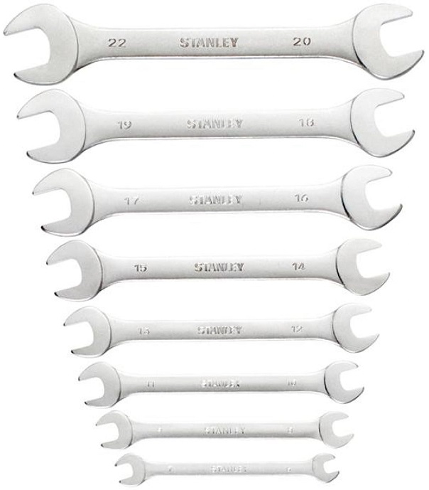 Набор рожковых гаечных ключей Stanley 1-95-768 Expert, 6-22 мм, 8 штук