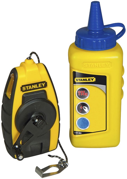 Набор Stanley STHT0-47244 из разметочного шнура 9м и синего мелового порошка 