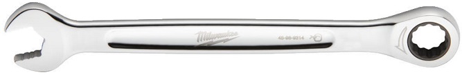 Рожково-накидной ключ Milwaukee 4932471510 MAXBITE с трещоткой, 17мм -1 pc