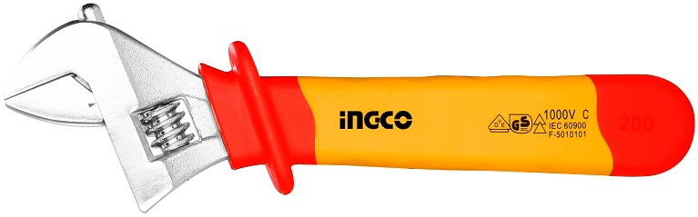 Диэлектрический разводной ключ INGCO HIADW081, 200 мм