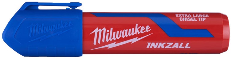 Супер-большой XL синий маркер для стройплощадки Milwaukee 4932471561 INKZALL