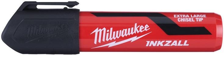 Супер-большой XL черный маркер для стройплощадки Milwaukee 4932471559 INKZALL