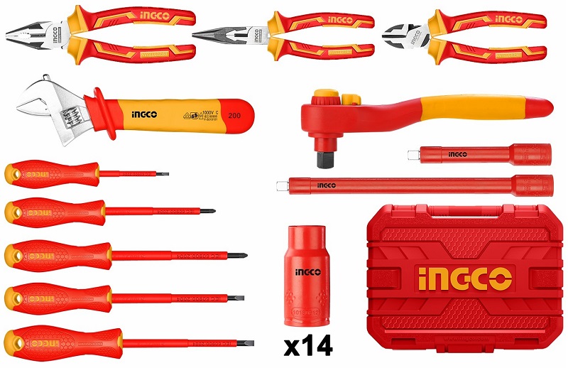 Набор диэлектрического инструмента INGCO HKITH2601, 26 штук