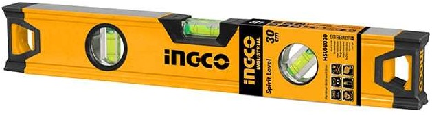 Строительный алюминиевый уровень INGCO HSL08030 INDUSTRIAL, 300 мм
