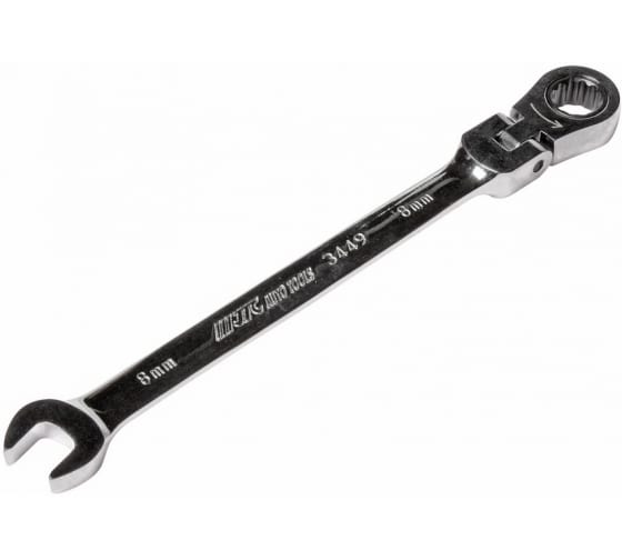 Комбинированный трещоточный шарнирный ключ JTC JTC-3449 (8мм)