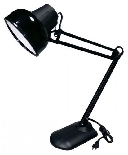 Светильник настольный Трансвит BETABASE/BL на подставке, E27, лампа накаливания, черный, 60 Вт.