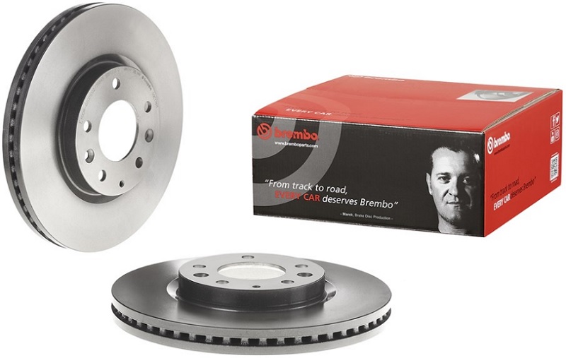 Диск тормозной передний Mazda CX-7 Brembo 09.C176.11, D=296 мм