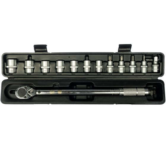 Динамометрический ключ с набором головок Berger BG13STWBG2370 (1/2, 28-210Нм)