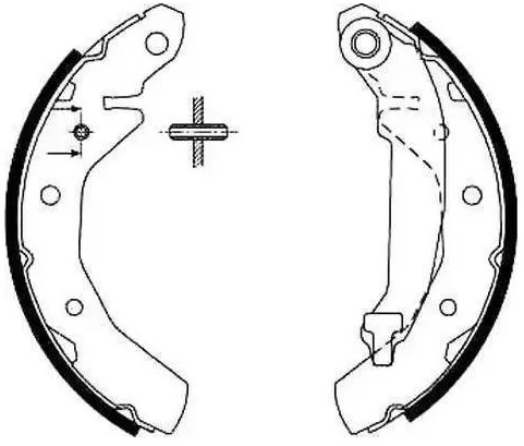 Колодки тормозные задние DAEWOO Matiz Hi-Q - SANGSIN BRAKE SA086