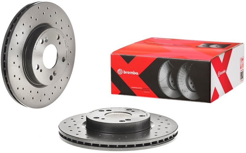 Диск тормозной передний Honda Civic VIII, FR-V, Stream Brembo 09.A455.1X, D=282 мм