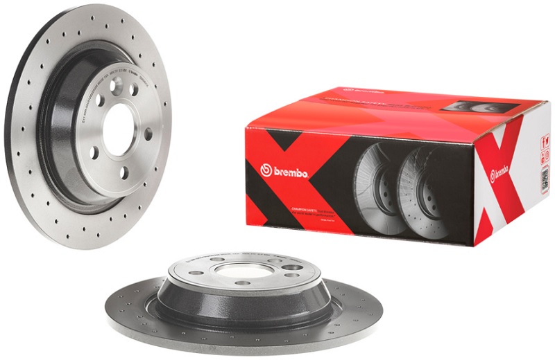 Диск тормозной задний FORD FOCUS II, GALAXY, KUGA I, MONDEO IV, S-MAX Brembo 08.A540.1X, D=302 мм