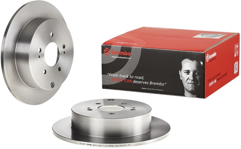 Диск тормозной задний Mitsubishi Grandis Brembo 08.A755.20, D=302 мм