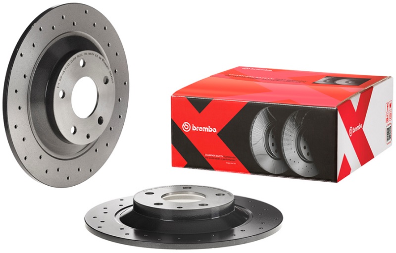 Диск тормозной задний Mazda CX-3, CX-5 Brembo 08.C425.1X, D=303 мм  