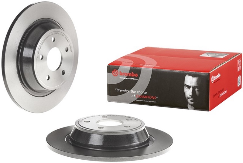 Диск тормозной задний Ford Mondeo V Brembo 08.N257.21, D=302 мм 