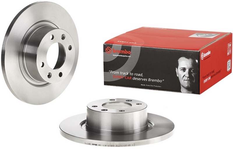 Диск тормозной задний Citroen C5 Brembo 08.8727.10, D=276 мм