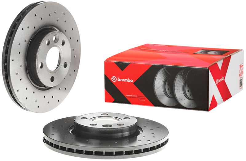 Диск тормозной передний Ford Mondeo, Volvo S60, S80 Brembo 09.A427.1X, D=300 мм