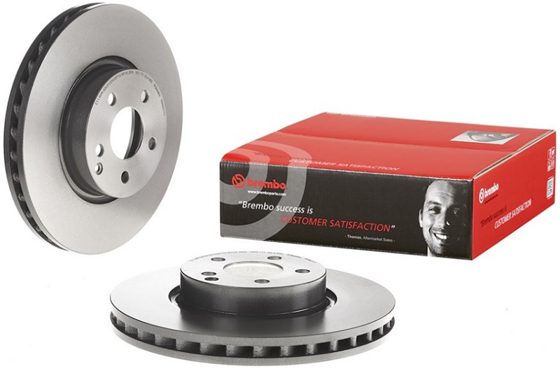 Диск тормозной передний Mercedes C-CLASS, E-CLASS, SL Brembo 09.A621.11, D=322 мм